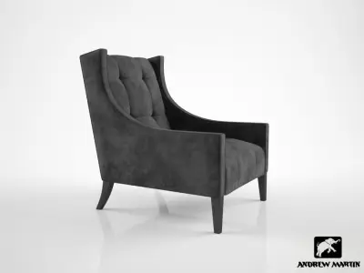 Andrew Martin Milton Chair 3D model