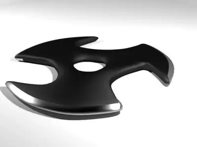 Throwing Star - Type 4 3D model