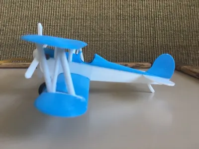 Modular Toy Biplane 3D print model