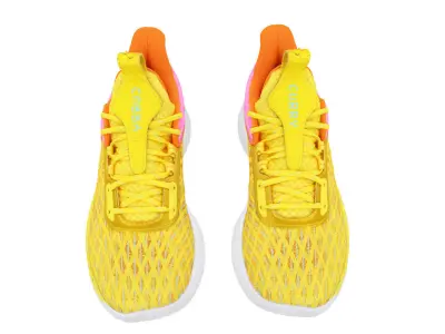 Under Armour Curry Flow 9 Sesame Street Big Bird 3D model