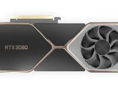 RTX 3080 Founders Edition NVIDIA 3D model