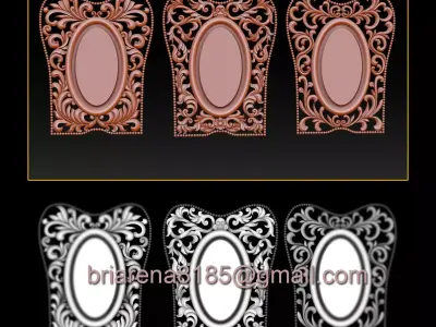 3D STL Models CNC Router - Carved dining chair Free 3D print model