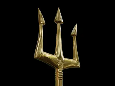 Poseidon Trident 3D model