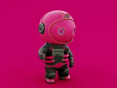 SPACE MAN-05 RIGGED 3D model