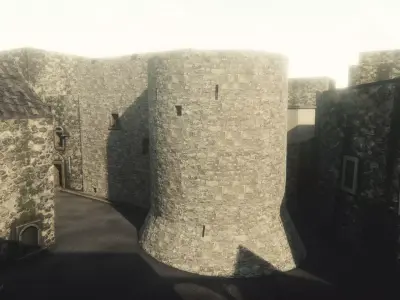 Medieval dwelling restoration in Greece 3D model