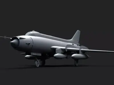 Su-17 20 22 Low-poly 3D model