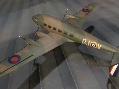 DeHavilland DH-91 Albatross 3D model
