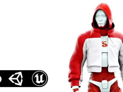 CYBORGTOPIA B-2  Rigged for Unreal Engine - Unity - MIXAMO  3D model