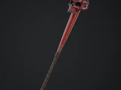 Cruelty Bat Low-poly 3D model