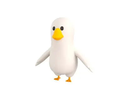 Character067 Goose 3D model