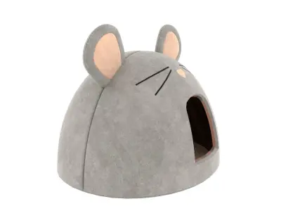 Mouse Meow Hut Cat Hut Cat Tent Gray 3D model