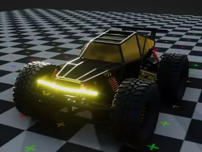 Off road buggy vehicle 3D model