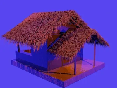  Sri Lankan Ancient House - 3D Model 3D model