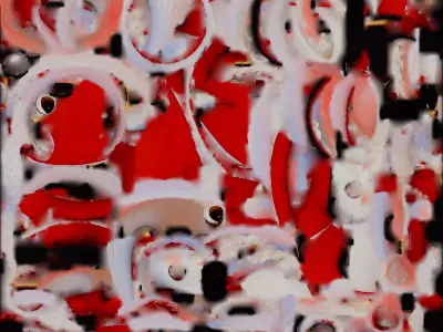 Fluffy Santa Rabbit 3D Model - Cute Holiday Mascot Low-poly 3D model