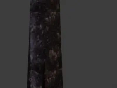 Black Clover Espada Asta Demon-Slayer Sword mesh 3D Free low-poly 3D model