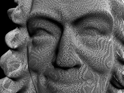 Voltaire Bust 3D model