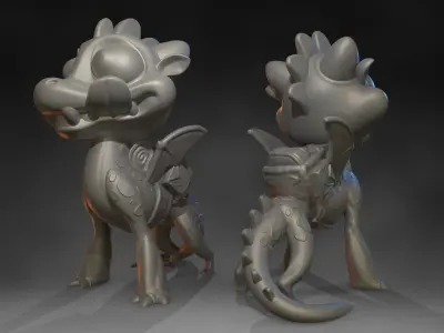 Dragon Courier - 3D print files Free 3D print model