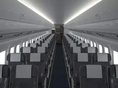 Airplane Cabin V3 3D model