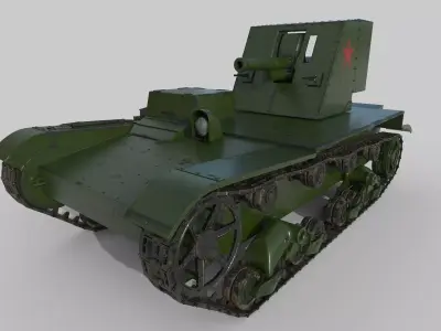 Su-26 russian tank 3D model