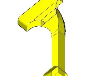 BAJADA DE FIBRA OPTICA 3D model