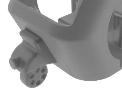 Auto Rickshaw Low-poly 3D model