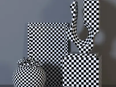 Decorative set 03 Free 3D model