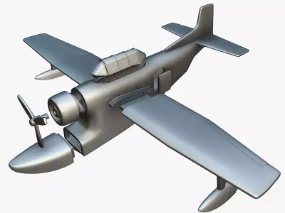 Grumman XJL-1 Columbia - 3D Printable Model 3D print model