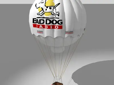 Balloon gas 3D model