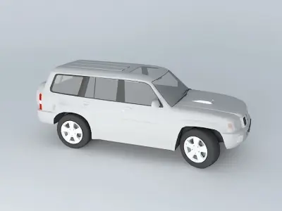 Nissan Patrol LE 3.0 dCi Free 3D model