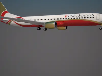 CDB Aviation Boeing 737 max 10 3D model