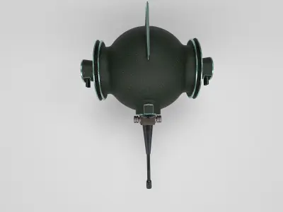 BattleDrone robot Free low-poly 3D model