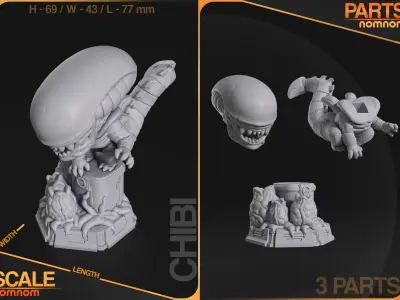 Chibi Xenomorph - Alien 3D print model