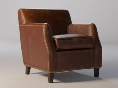 Fairfield Elgin Lounge Chair 3D model