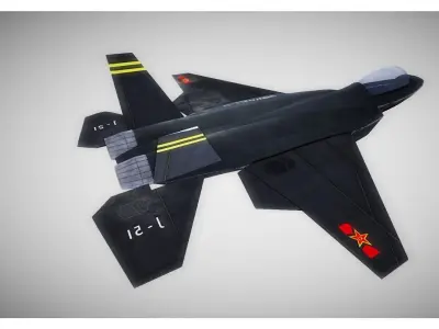 jet fighter 3D model