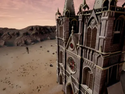 Temple church 3D model