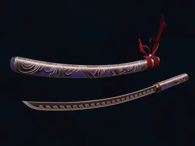 Si Fi Psylocke Vengeance Cosplay Katana Sword Marvel Rivals 3D print model purchase