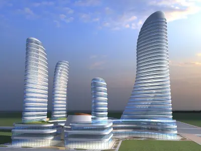 Office Building 3 3D model