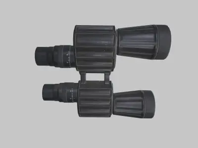Binoculars Low-poly PBR Free low-poly 3D model