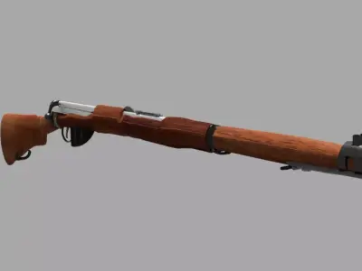 Lee-Enfield Rifle Mk 1 Low-poly 3D model