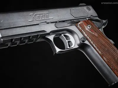 Korth PRS Low-poly 3D model