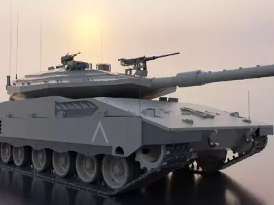 Merkava IV MBT 3D model