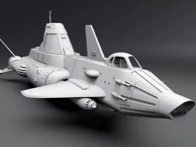 Skydiver One Scale model 3D print model