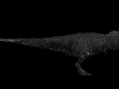 Feathered Tyrannosaurus Low-poly 3D model