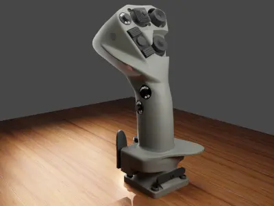 Rafale control stick 3D print model