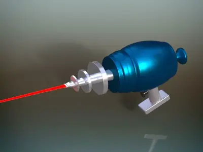 Alien Ray gun 3D model