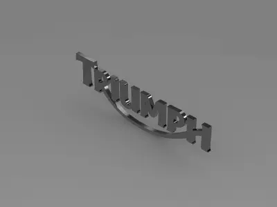 Triumph 3d Logo 3D model