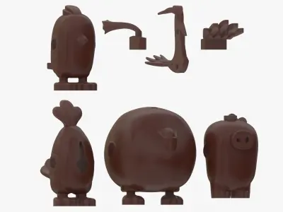 Lego Birds Collections 3D model