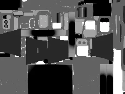 Missile Tower Low-poly 3D model