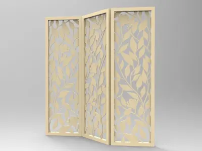 MAGNOLIA LEAVES PANEL Free 3D print model