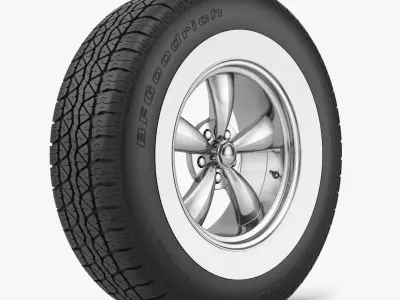 Bullit Wheel Tire BFGoodrich 3D model